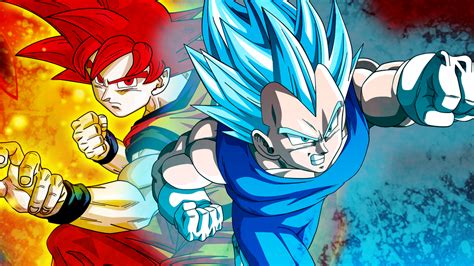 Goku And Vegeta Super Saiyan God Background By Armorkingtv21deviantart