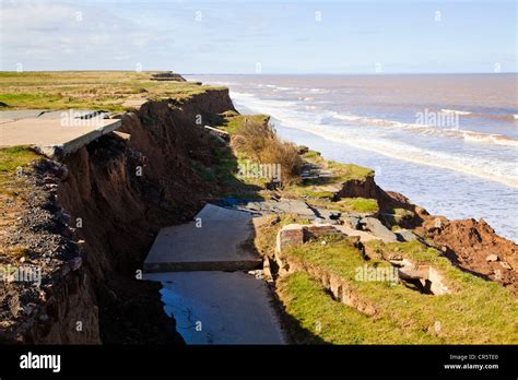 Aldbrough Yorkshire Coastal Erosion Hi Res Stock Photography And Images