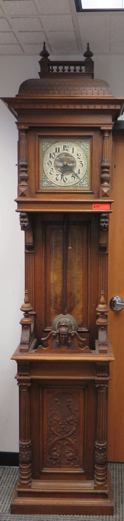 From a very young age i was fascinated with clocks, especially the big ones with those heavy weights and the moving parts. Tall Antique Wooden Grandfather Clock, Intricate Carved ...
