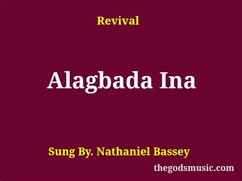 Alagbada Ina Christian Song Lyrics