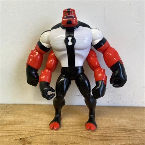 Ben 10 Four Arms Red Alien Articulated Action Figure Toy By Playmates