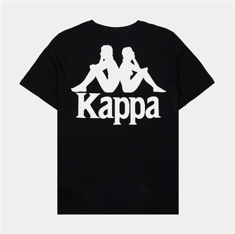 Kappa Authentic Ables Mens Short Sleeve Shirt Black White 351b7hw 088