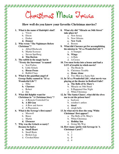 Fill in the form to receive your free printable christmas riddles trivia games, including the answer sheet. Free Printable Trivia Questions And Answers