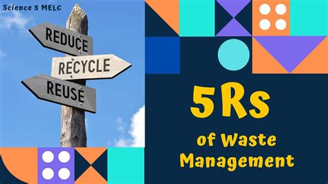 Science 5 5rs Of Waste Management Youtube