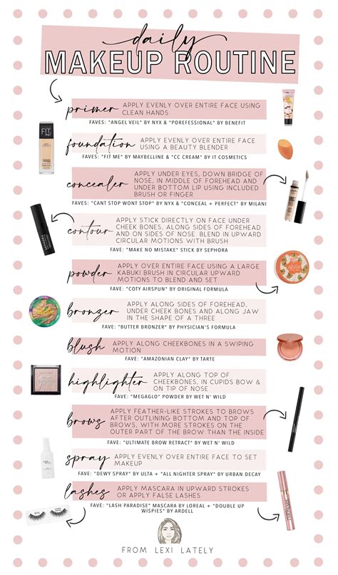 Daily Makeup Routine Daily Makeup Routine Makeup Routine Daily Makeup