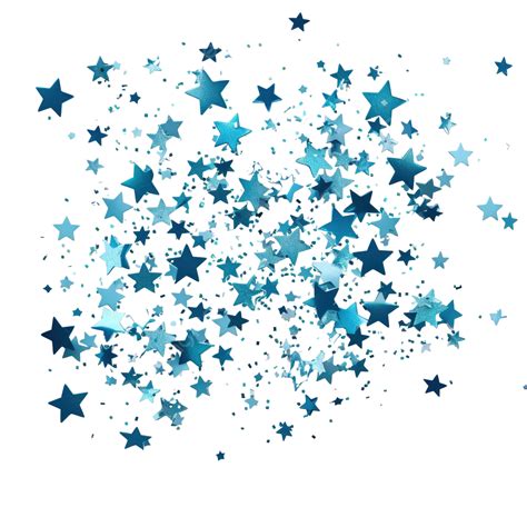 Blue Star Confetti Blue Stars Sparkle Decoration Cutout Png File Blue