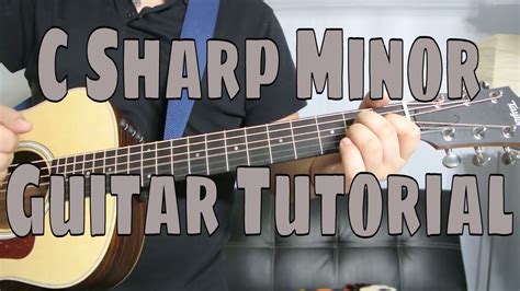 Here is a shape for the c sharp / d flat minor guitar chord. How to Play a C Sharp Minor Chord (Chord Guitar Tutorial ...