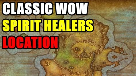 Felwood Spirit Healers Location Classic Wow Youtube