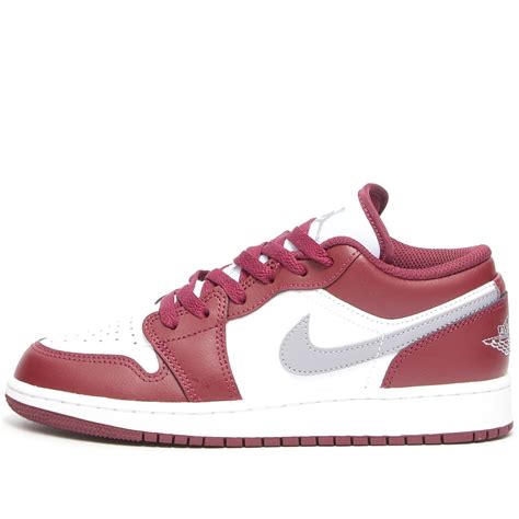 Air Jordan 1 Low Gs Cherrywood Red And Cement End Uk