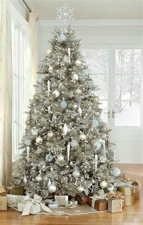 Best 25 Silver Christmas Tree Ideas On Pinterest Christmas Tree