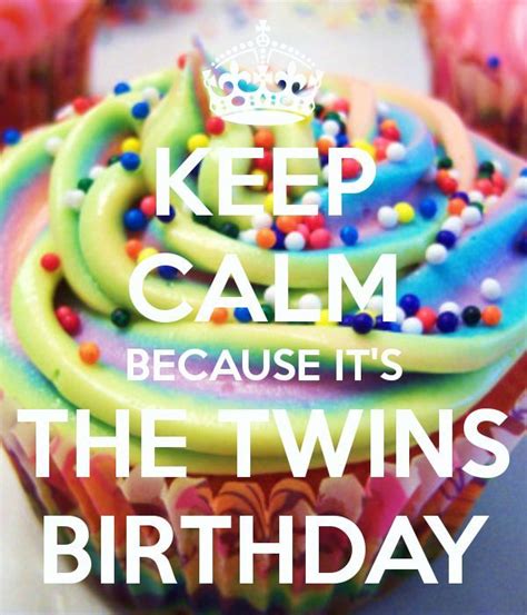 Happy Birthday Twin Sister Twins Birthday Quotes Birthday Wishes For