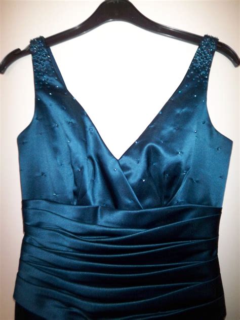 Es wurde lediglich ein mal. LILLY Brautmoden - Ballkleid, Abendkleid blau Satin 34/XS ...