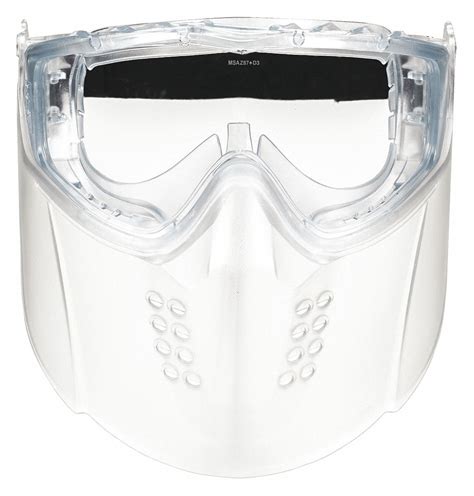 msa face shield goggle assembly anti fog anti scratch ansi dust splash rating original d3