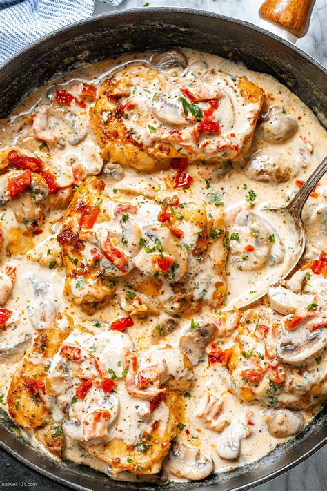 What's your favorite recipe or use for chicken thighs? Garlic Chicken Thighs Recipe in Creamy Mushroom Sauce ...