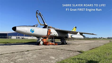 4k Hq Sabre Slayer Roars To Life Folland Gnat F1 Fighters First