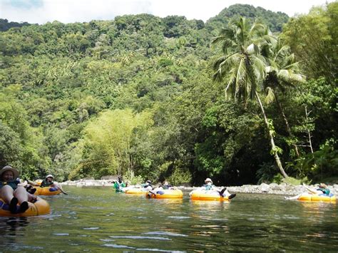 River Tubing Layou River Dominica Tubing River Caribbean Islands