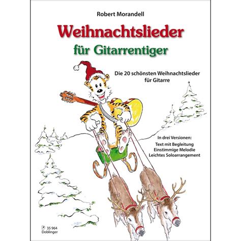 Eine davon sind die weihnachtslieder. Weihnachtslieder für Gitarrentiger