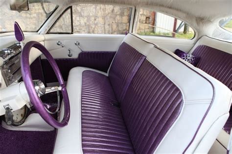 Purple N White Custom Car Interior Car Interior Automotive Upholstery