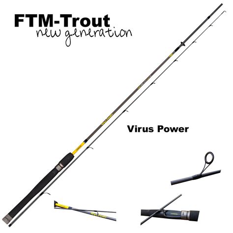FTM Virus Power 1 80m 1 96m WG 1 5g 2 6g 4 8g UL Forellenrute