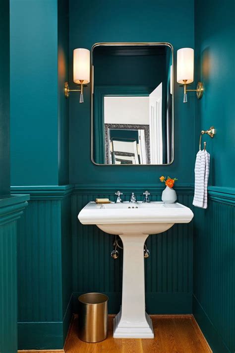 The colour combines blue and green. 7 Beautifully Bold Blue Rooms - The Scout Guide | Teal ...