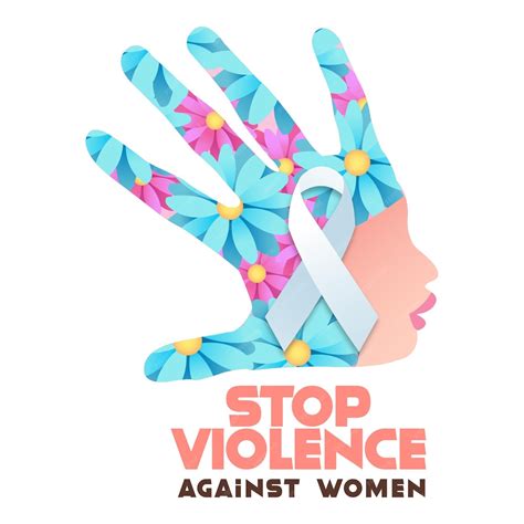 Detener La Violencia Contra La Mujer Concepto Con Hermosas