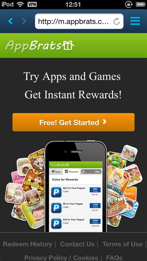 Why should you use apps that pay? AppBrats : Earn PayPal Cash By Downloading Free iOS Apps ...