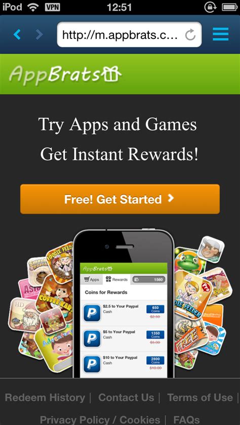 Why should you use apps that pay? AppBrats : Earn PayPal Cash By Downloading Free iOS Apps ...