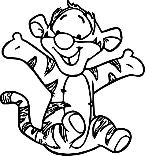 Baby Tigger Coloring Pages Wecoloringpage Com