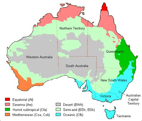 Climate Zone Map Australia