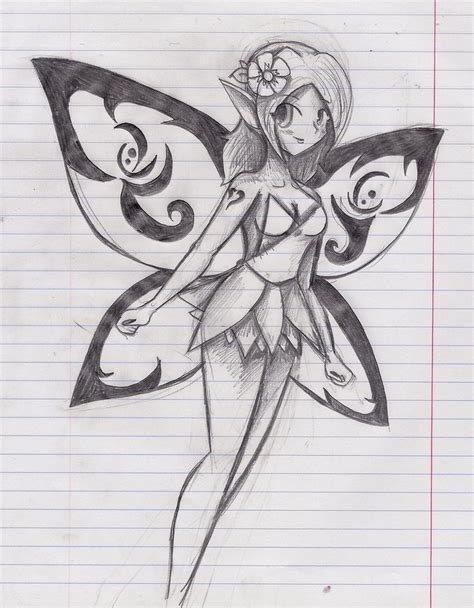 Fairy Drawing Easy At Explore Collection Of Fairy