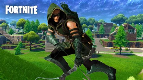 Skin Green Arrow Fortnite Png A New Skin Featuring The Dc Superhero
