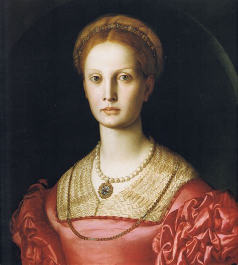bronzino portrait of lucrezia panciatichi detail 1541 45 renaissance portraits portrait