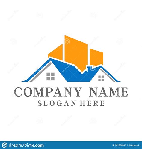 Real Estate Logo Stock Vector Illustration Of Design
