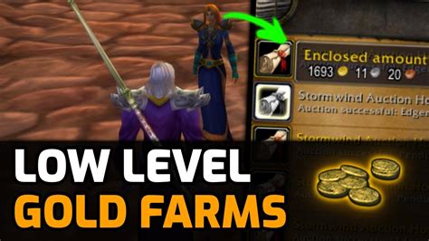 Low Level Gold Farms In Classic Wow Season Of Mastery Youtube