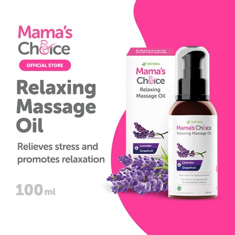 Mamas Choice Relaxing Massage Oil Safe Natural Tested In Singapore