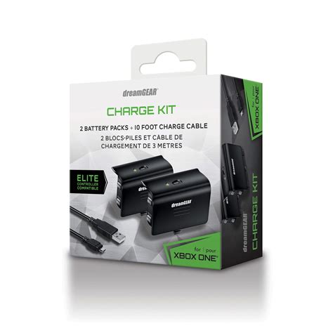Dreamgear Xbox One Charge Kit Includes Charge Cable And 2 Rechargeable