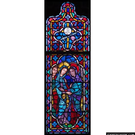 Mary And Elizabeth Reunite Religious Stained Glass Window