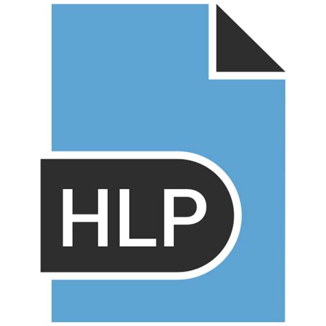 Extension File File Format Hlp Icon