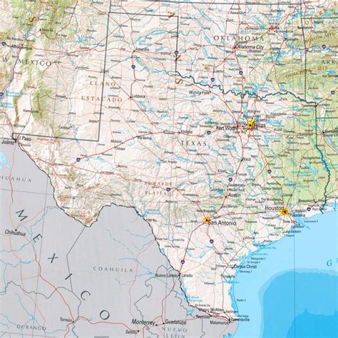 Reference Maps Of Texas Usa Nations Online Project Map Of South