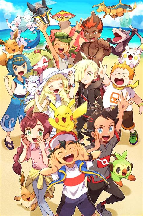 Ash Ketchum And Friends By Thomaslandry16 On Deviantart