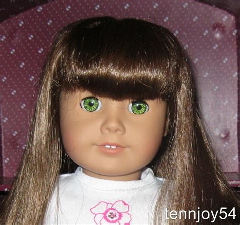 American Girl Pleasant Company 18 Doll Gt19 Green Eyes Brown Hair