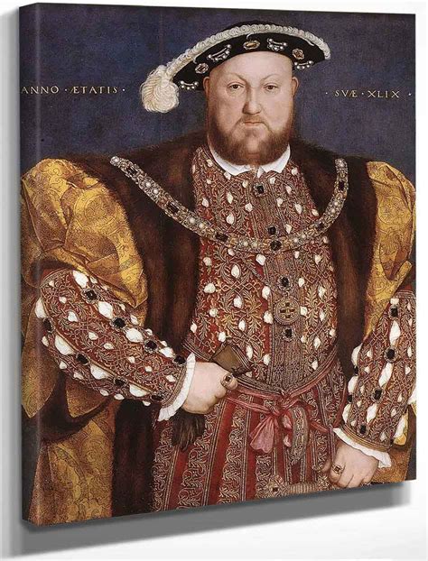 Portrait Of Henry Viii By Hans Holbein The Younger Reproduction