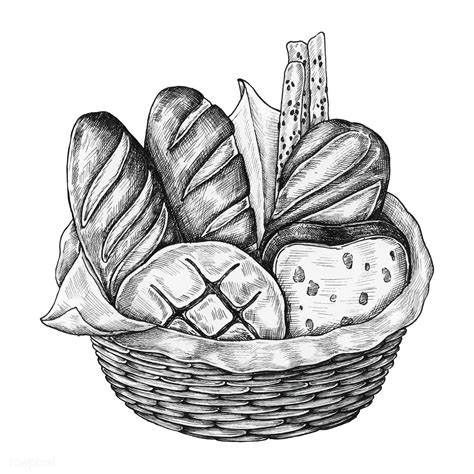 Cesta De Pão Desenho
