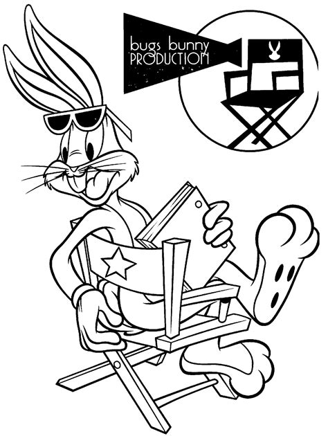 Bugs Bunny Coloring Page Looney Tunes Spot Coloring Pages
