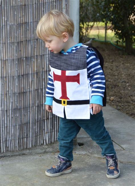 Kids Crusader Knight Dress Up Costume 100 Cotton Handmade Cape