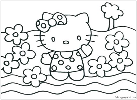 Free hello kitty coloring pages for you to color online, or print out and use crayons, markers, and paints. Hello Kitty Princess 1 Coloring Page - Free Coloring Pages ...