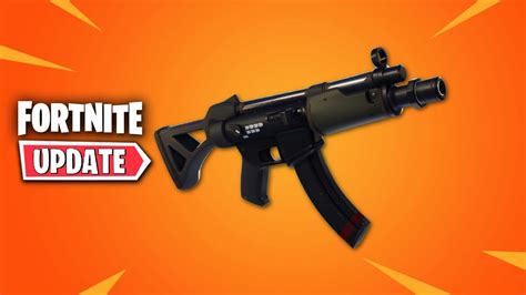 The Og Submachine Gun Is Back Fortnite New Update Youtube