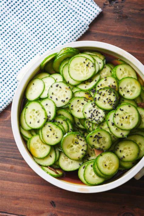 Japanese Cucumber Salad Recipe Vegan Glute Free — The Mom 100
