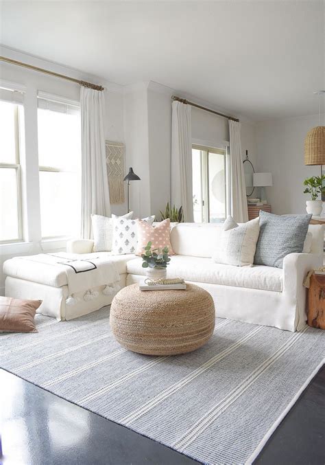 Light And Airy Spring Living Room Tour Spring Living Room Simple