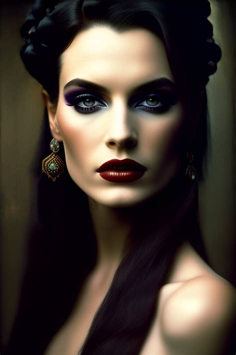 Lexica Analog Style Goth Gothic Goddess Close Up Portrait Photo By Annie Leibovitz Film